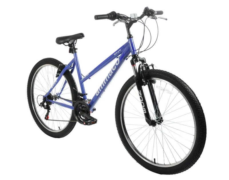 Ammaco Skye 24 Inch Wheel Kids Mountain Bike Purple-1